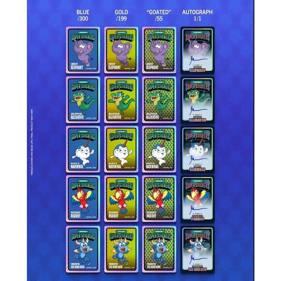 Veefriends Gift Goat #17 EXCLUSIVE CGC Graded Super Sticker-Nifty Narhwhal - Picture 4 of 5